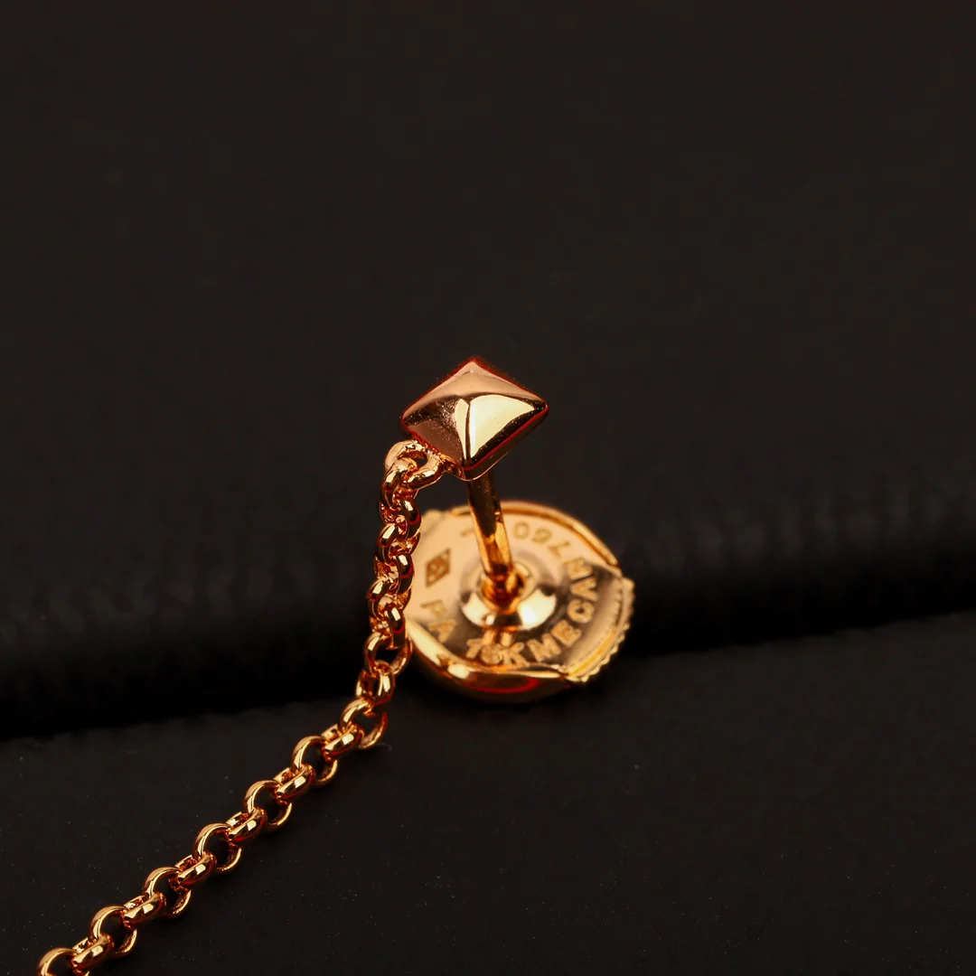 HMES010 S925 Silver Clou d'H right single ear climber earring - ccjewelryacc