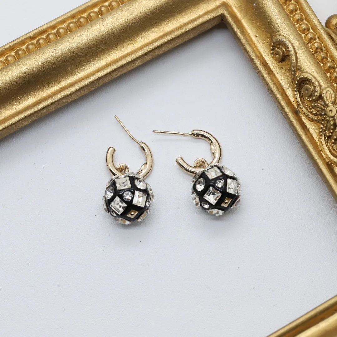CCE462 High Quality CC earring With crystal enamel - ccjewelryacc