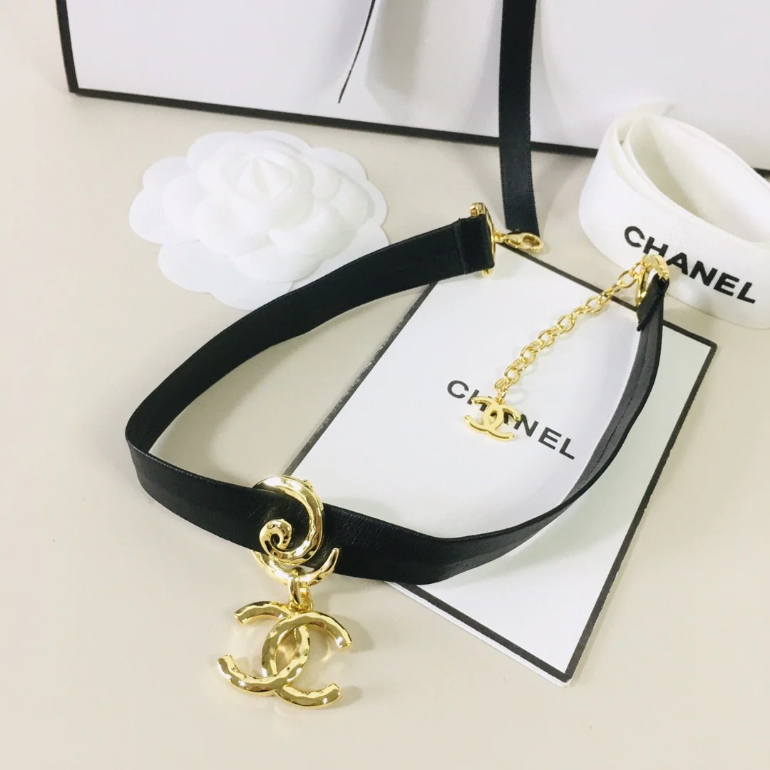CCN208 High quality Sheepskin rope CC Choker Necklace - ccfashionjewelry
