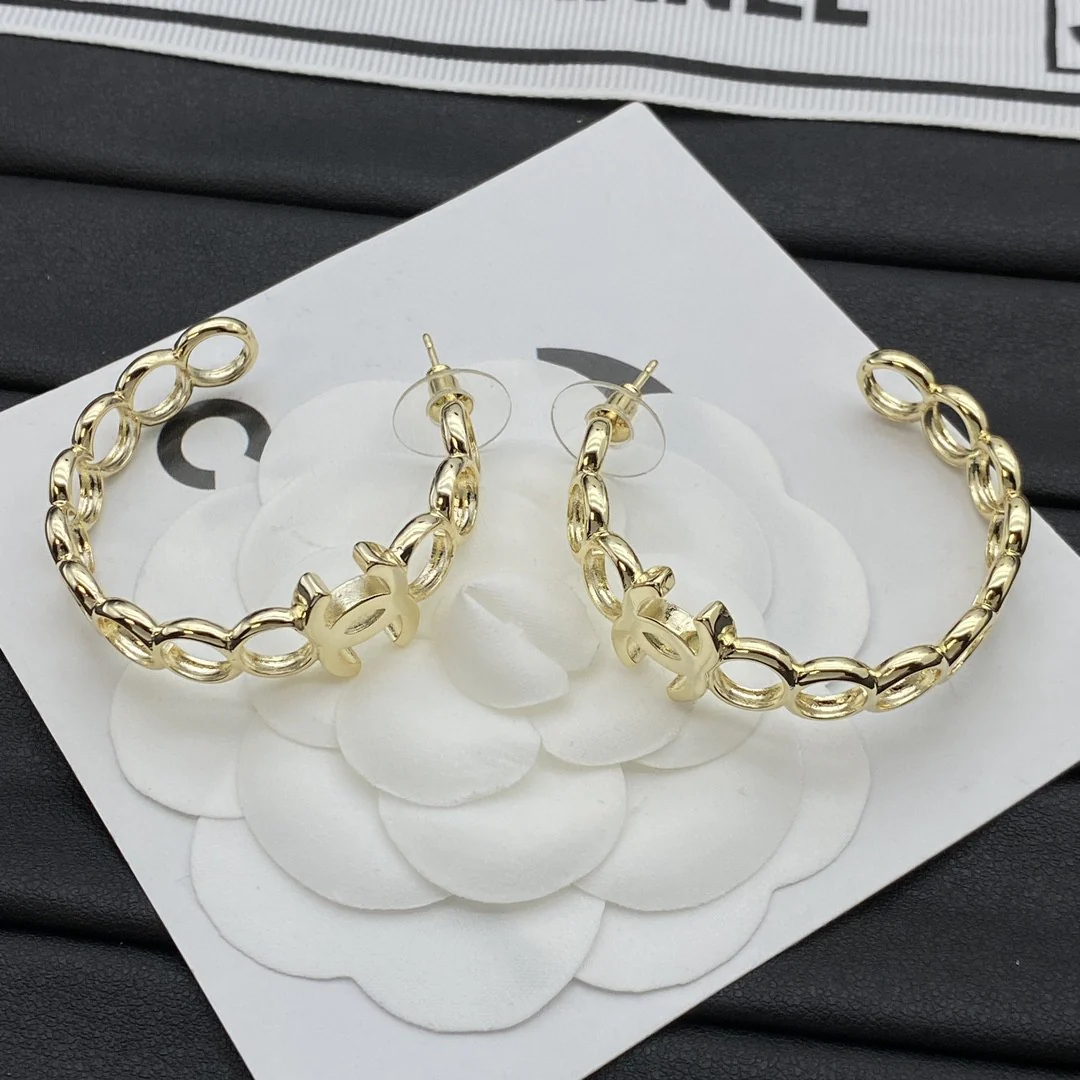 CCE415 CC Hoop Earring - ccjewelryacc
