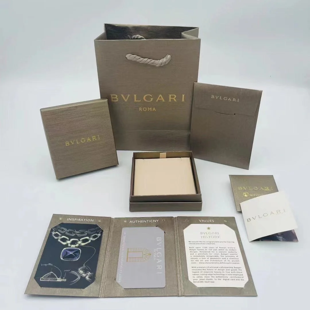 BGZ001 BVLGARI Save the children series Jewelry Package Box for Necklace, Ring Gift Package Box Shopping Bag - ccjewelryacc