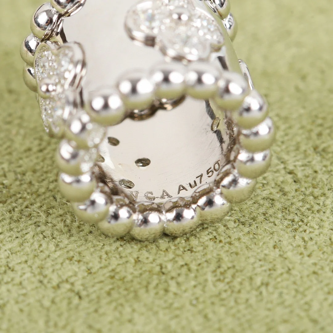 VCNS042 18k white gold/rose gold Perlee Pendant Necklace - ccjewelryacc