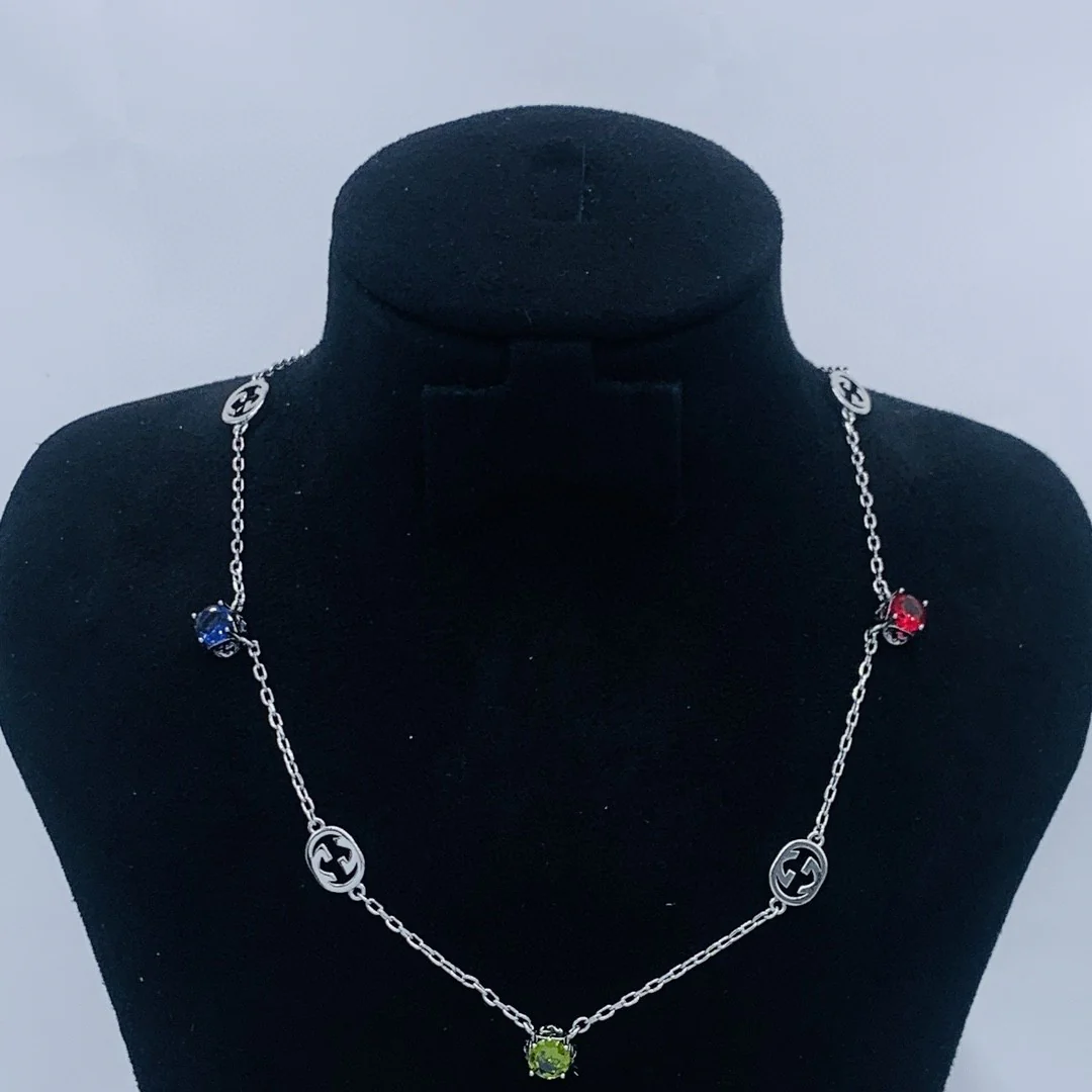 GGN036 High Quality GG Charm Necklace for Men - ccjewelryacc