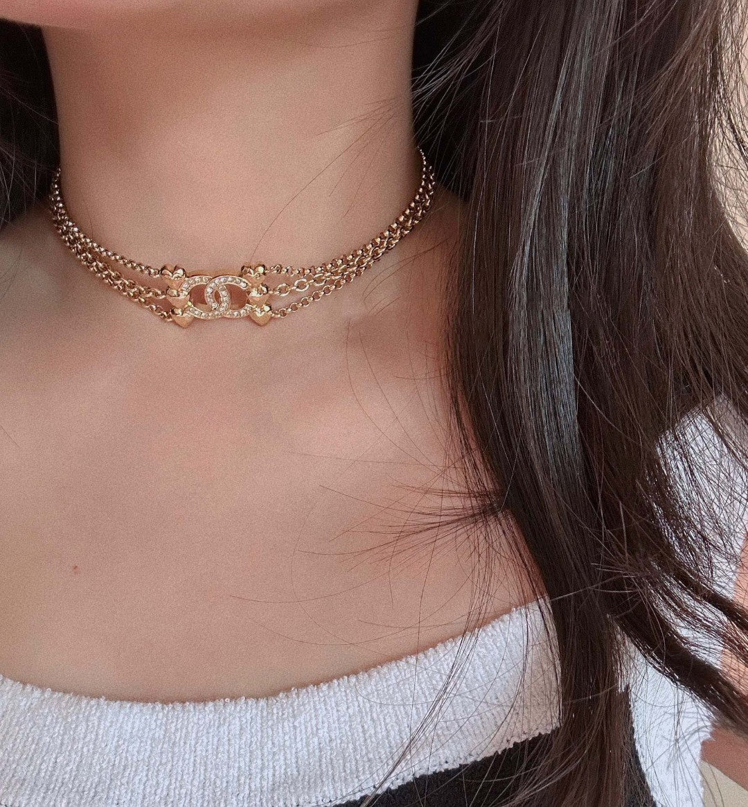 CCN320 High quality CC choker Necklace - ccjewelryacc