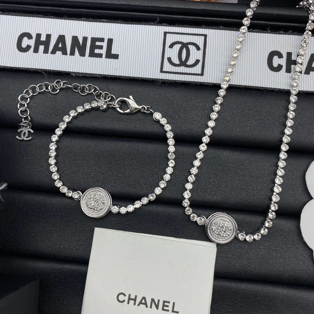 CCN177S High quality 1:1 CC Jewelry set cc Necklace cc Bracelet - ccfashionjewelry