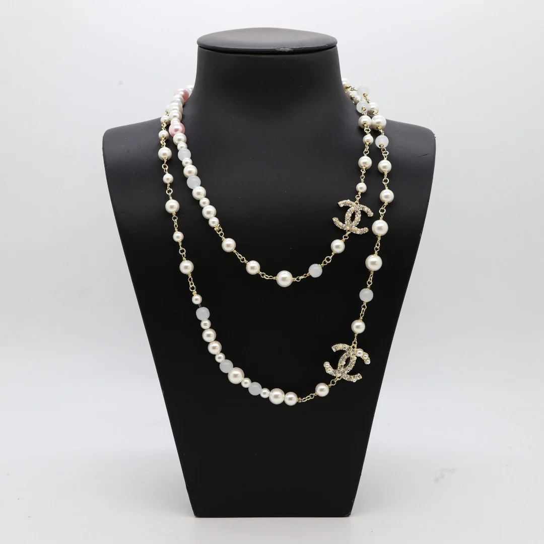 CCL245 CC Long Chain Necklace sweater chain - ccjewelryacc