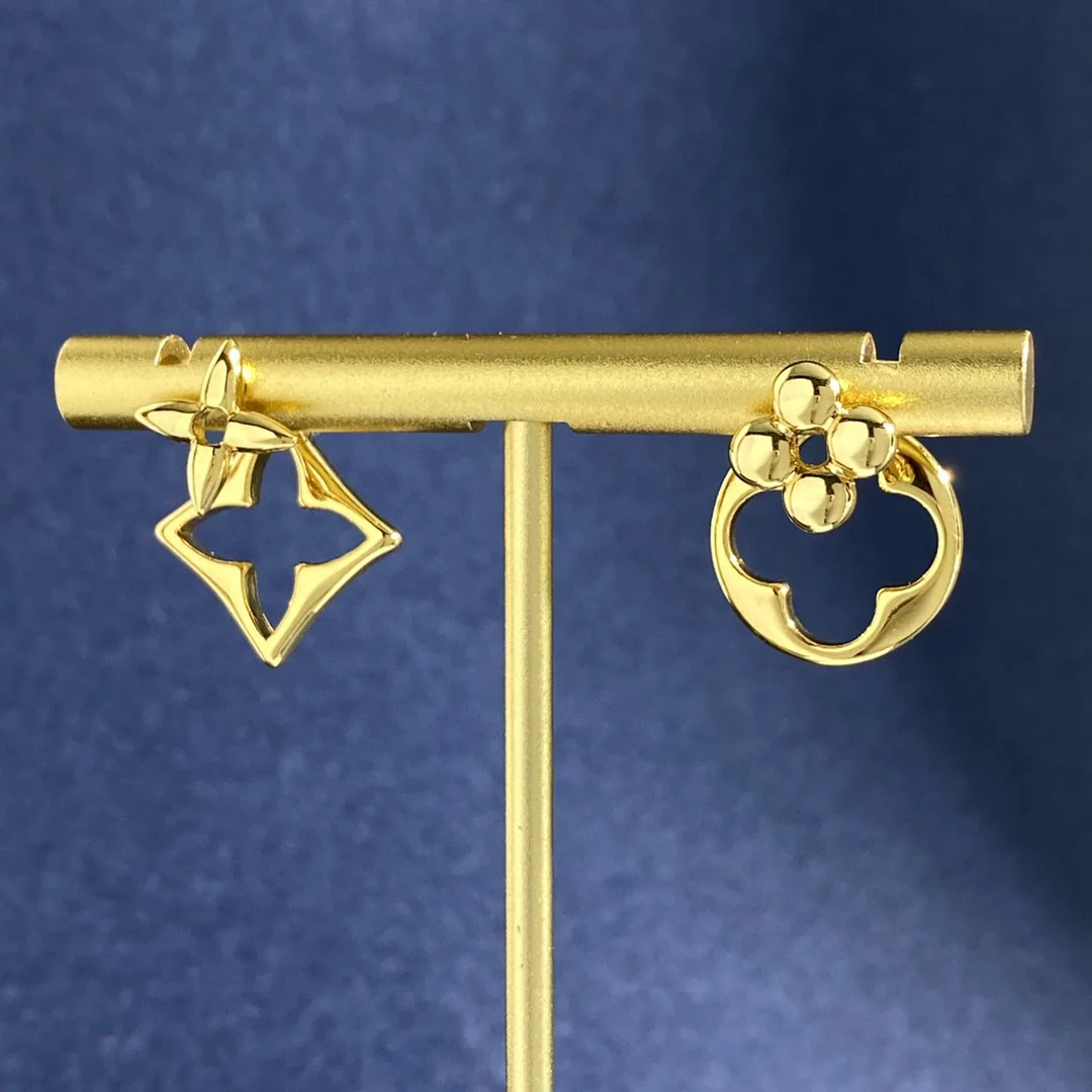 LVE035 VL Flowergram Earrings - ccjewelryacc