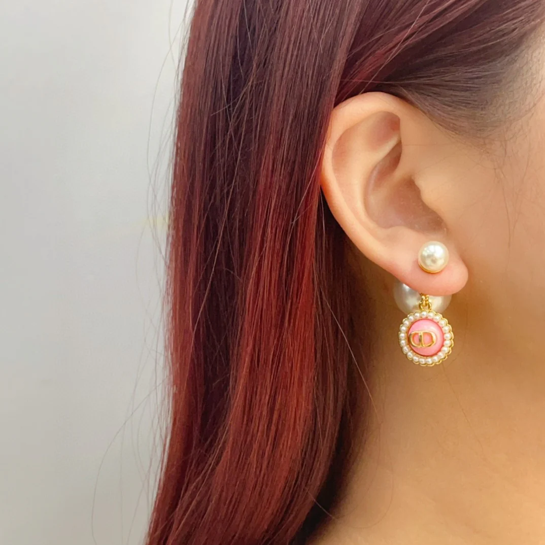 CDE193 CD Drop earrings - ccjewelryacc