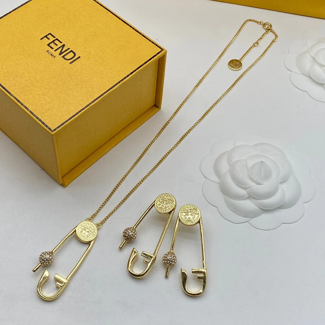 FDN011 High quality FD Necklace earring jewelry set - ccjewelryacc