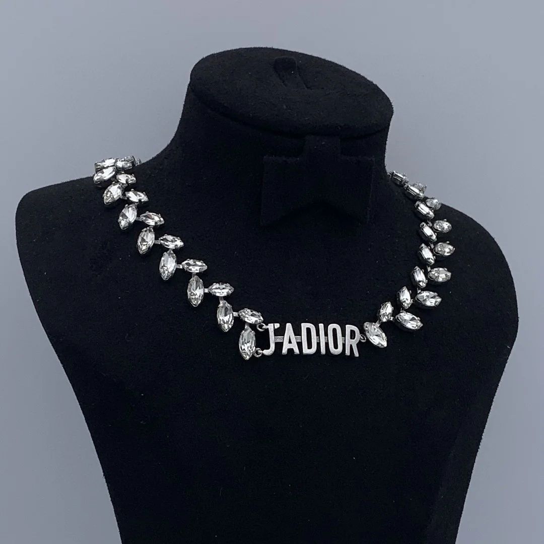CDN253 High quality Luxury Designer CD Women Choker Necklace - ccfashionjewelry