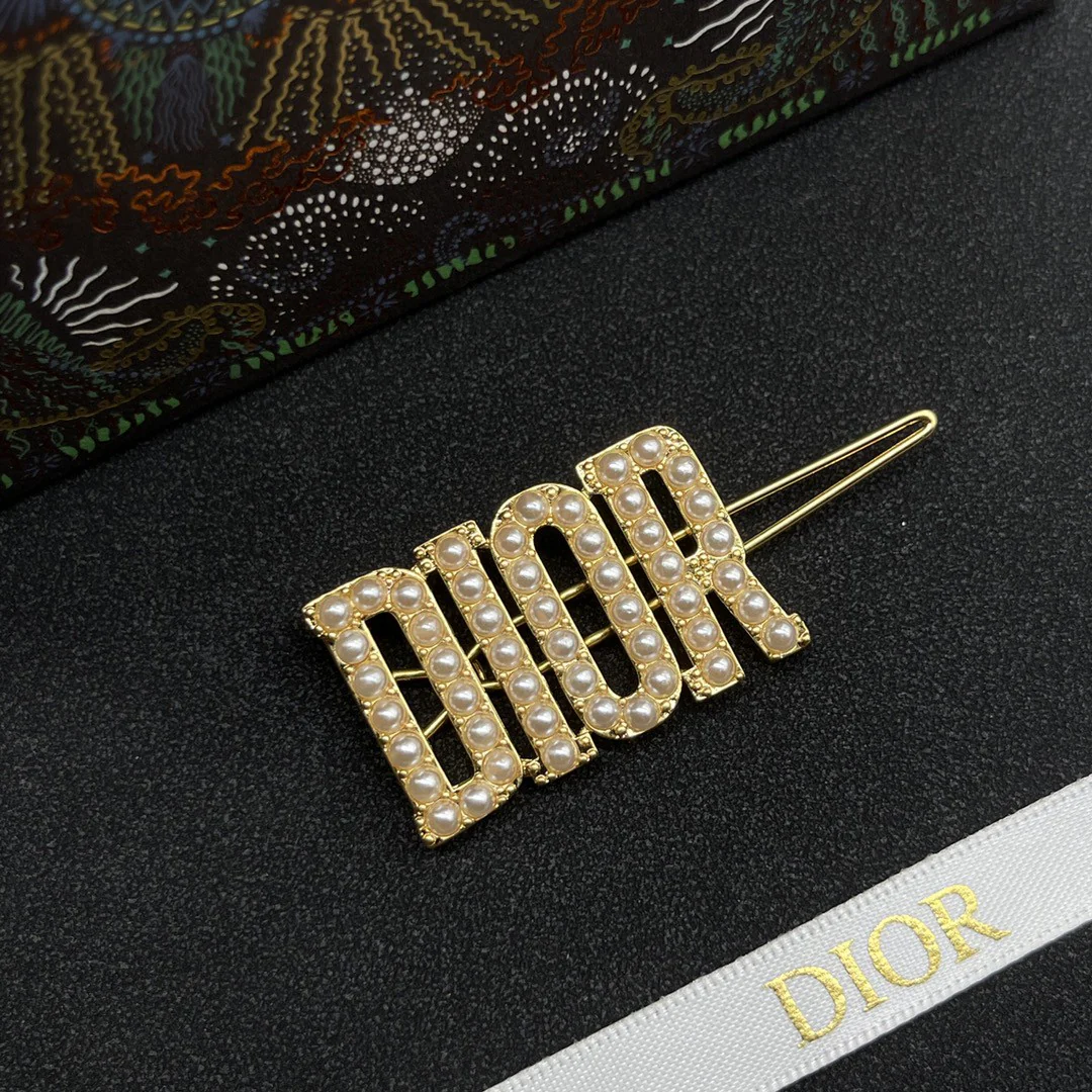 Christian dior hair clip best sale