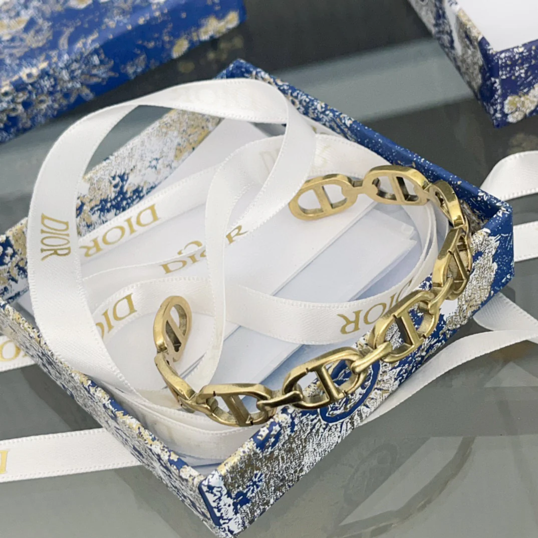 CDS006 Dior cd icon chain link bracelet - ccjewelryacc