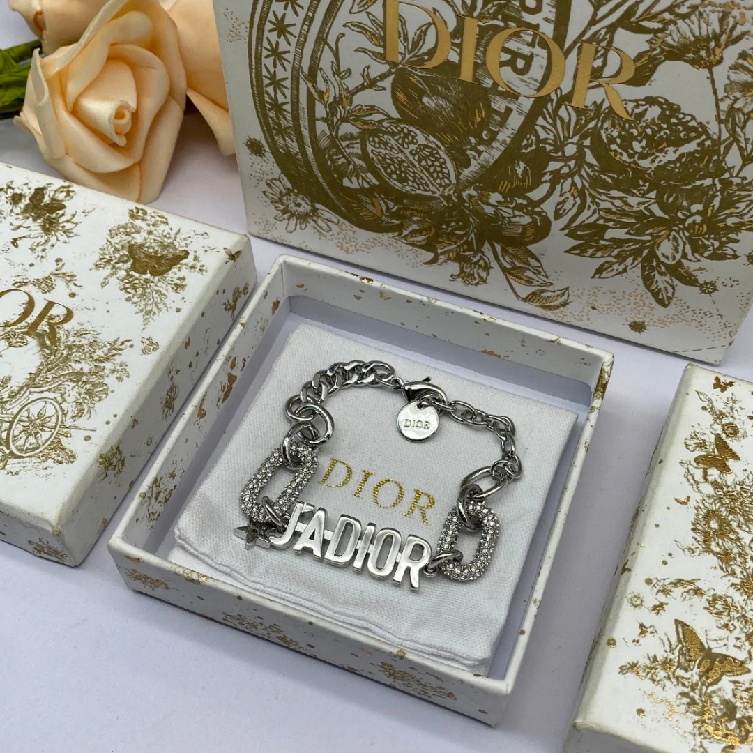 CDT032 Top Quality Luxury Designer Jewelry set CD Necklace CD Bracelet For Women - ccjewelryacc