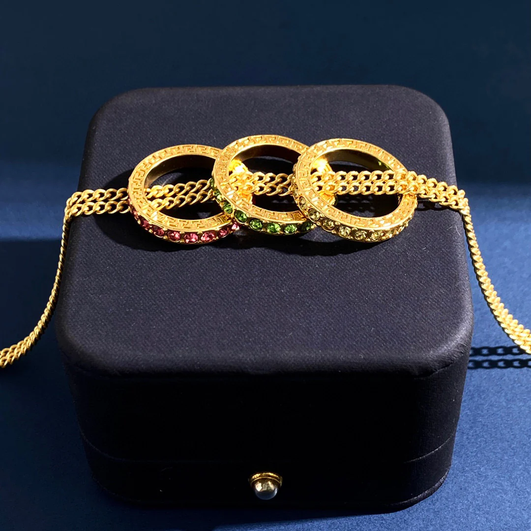 VSN015 Versace greca necklace - ccjewelryacc