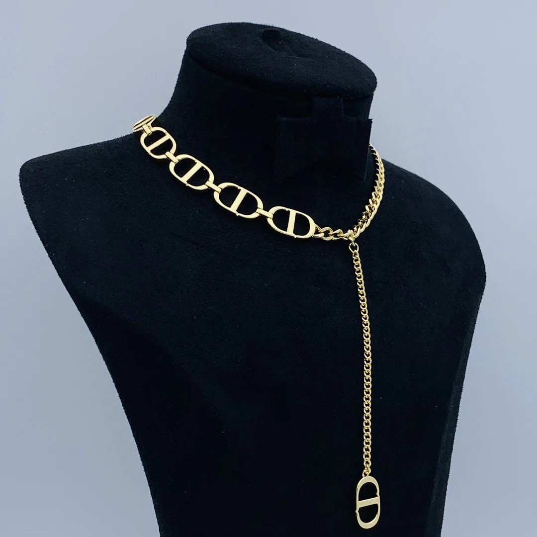 CDN183 High quality CD Choker Necklace - ccjewelryacc