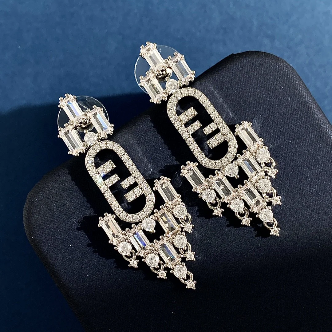 FDE089 Fendi tassels earrings - ccjewelryacc