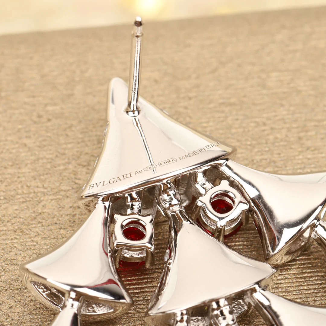 BGES003 S925 Sterling Silver Diamond DIVAS' DREAM stud Earring - ccjewelryacc