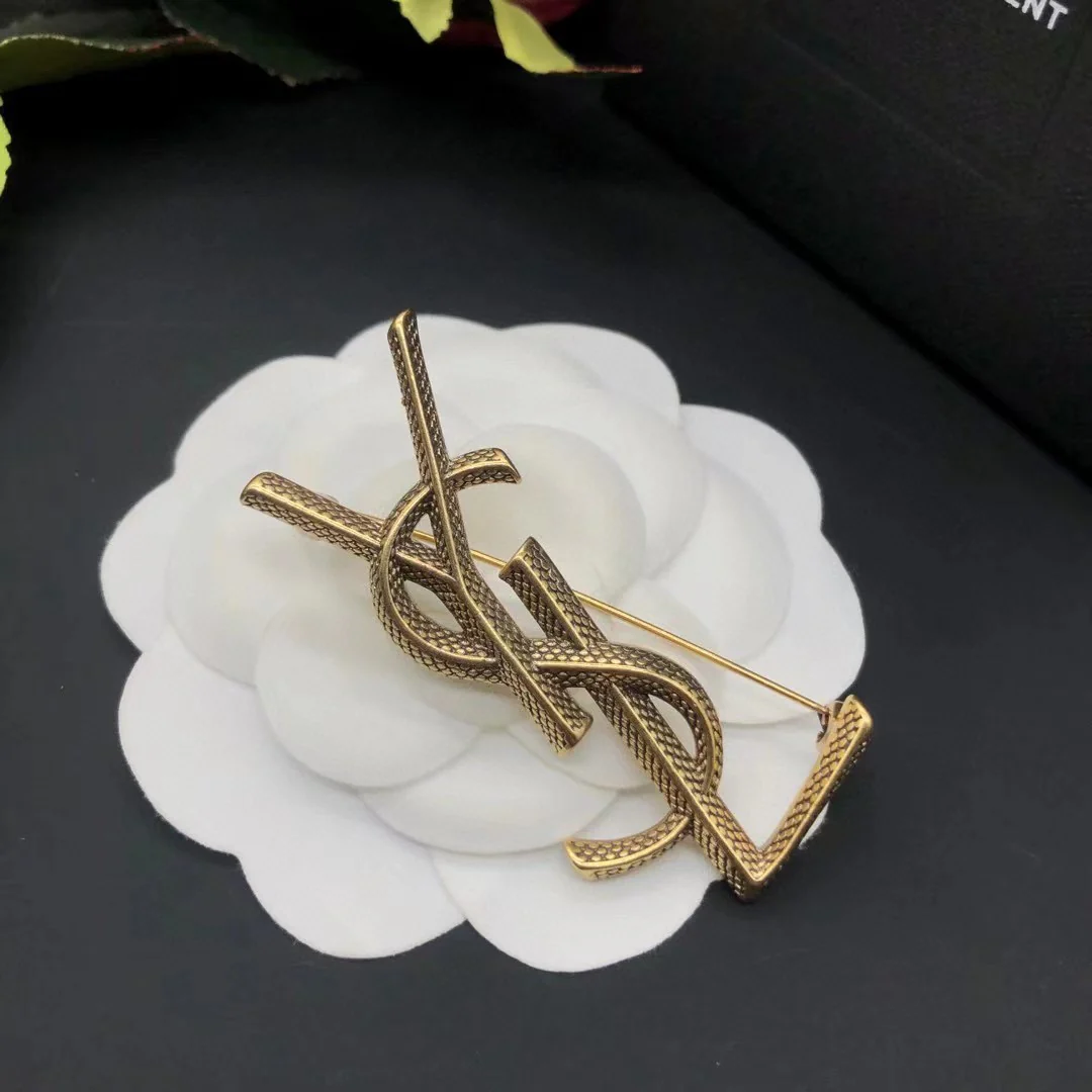 BYB039S Small size CASSANDRE snake brooch in metal - ccfashionjewelry