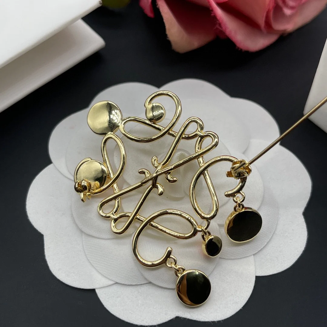 BLB007 Anagram brooch pin - ccjewelryacc