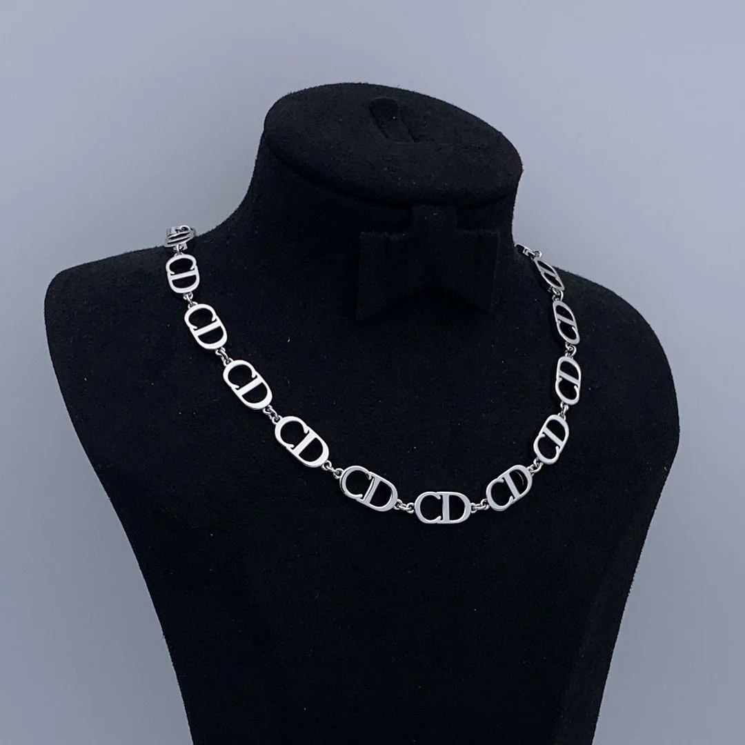 CDN258 High quality Luxury Designer CD Women Choker Necklace - ccjewelryacc