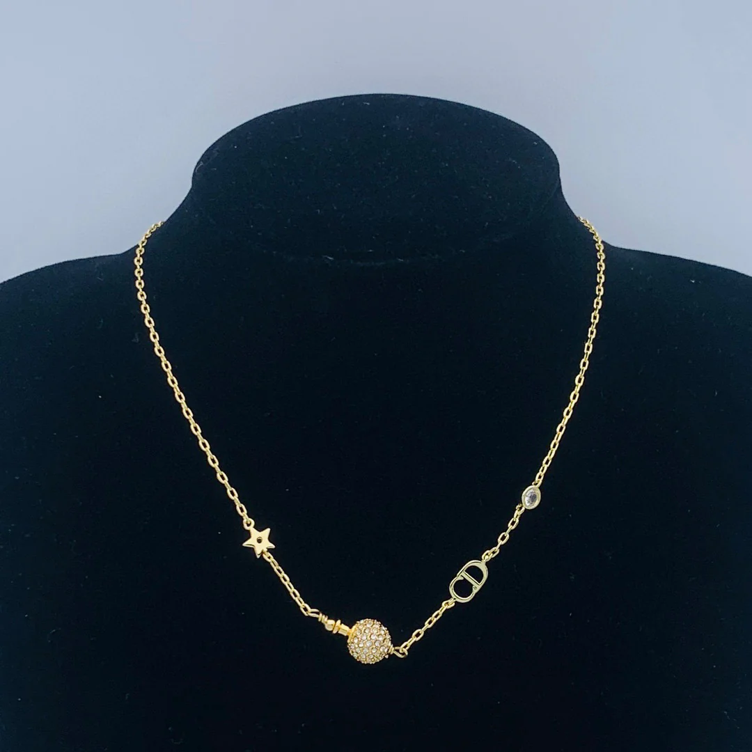 CDN319 High Quality Designer CD Necklace for Women - ccjewelryacc