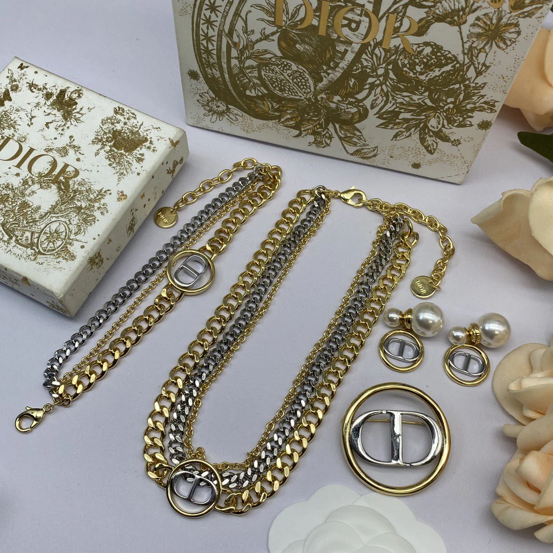 CDT010 High quality CD Jewelry set cd brooch pin cd Necklace cd earring - ccjewelryacc