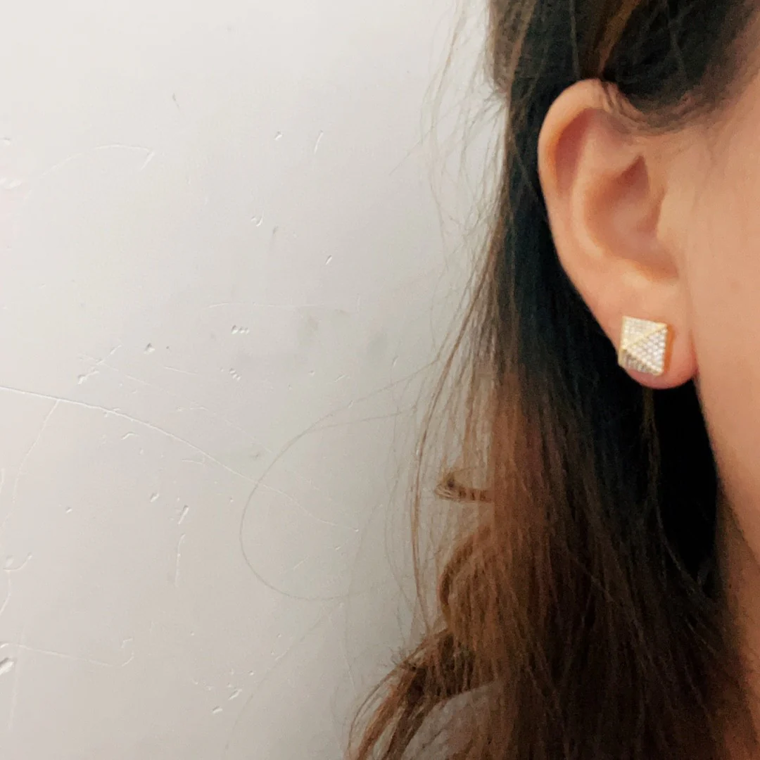 VTE012 VALENTINO GARAVANI Rockstud earrings - ccjewelryacc