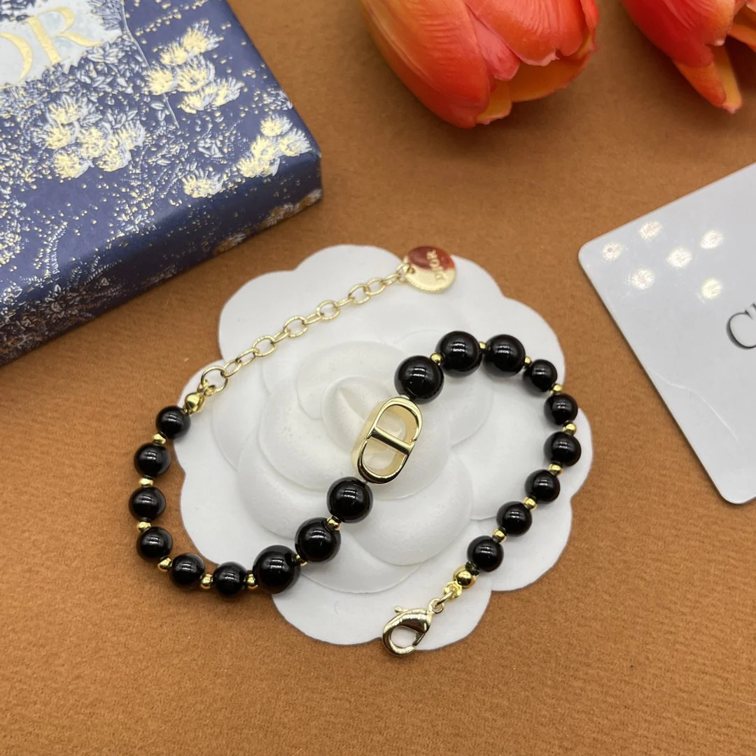 CDS063 CD black pearl Bracelet - ccjewelryacc