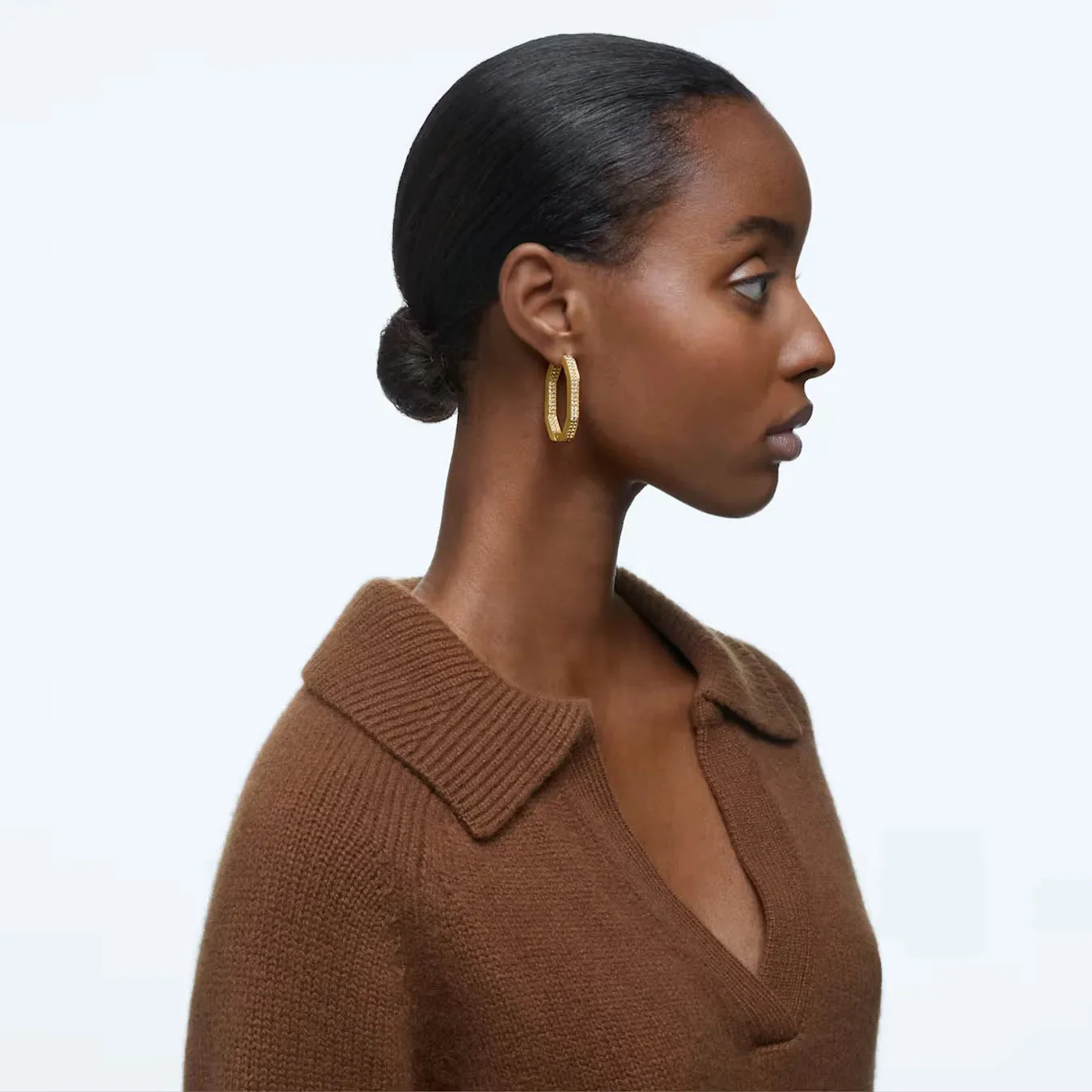 SVT003 Swarovskis Dextera Crystal Necklace Hoop Earrings Jewelry Sets - ccjewelryacc