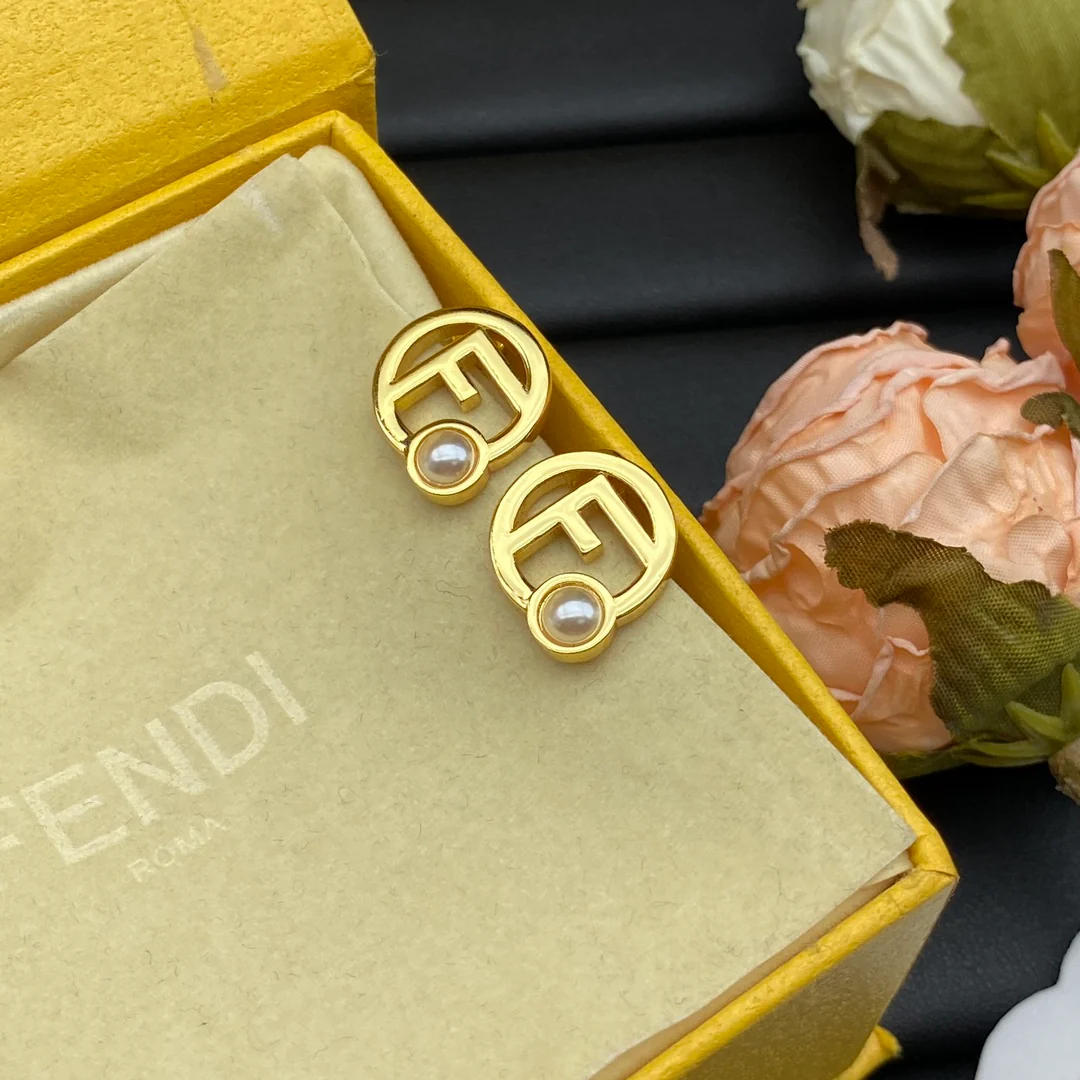 FDE067 F is fendi earrings - ccjewelryacc
