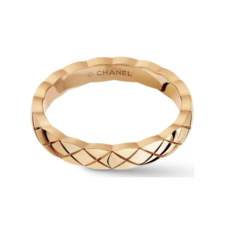 CCR8002A 3.5mm crush ring S925 Silver 18K Gold plating cc ring - ccjewelryacc