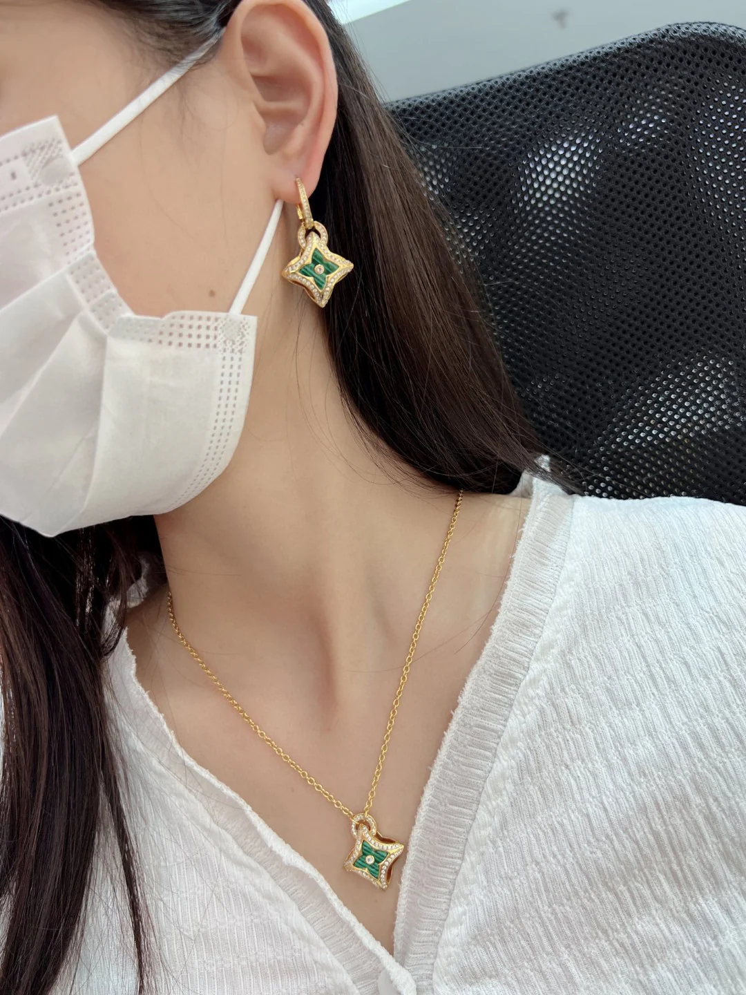 LVE034 Luxury Designer Ever Blossom Earrings - ccjewelryacc