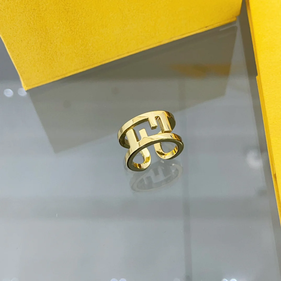 FDR002 Fendi gold ring - ccjewelryacc