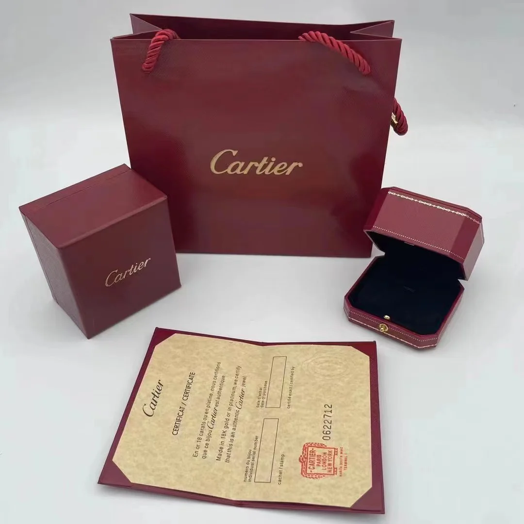 3 in 1 K Gold vesion Brand original Jewelry package box for necklace pendant, ring,braceletgift package box shopping bag high quality CTZ001 - ccjewelryacc