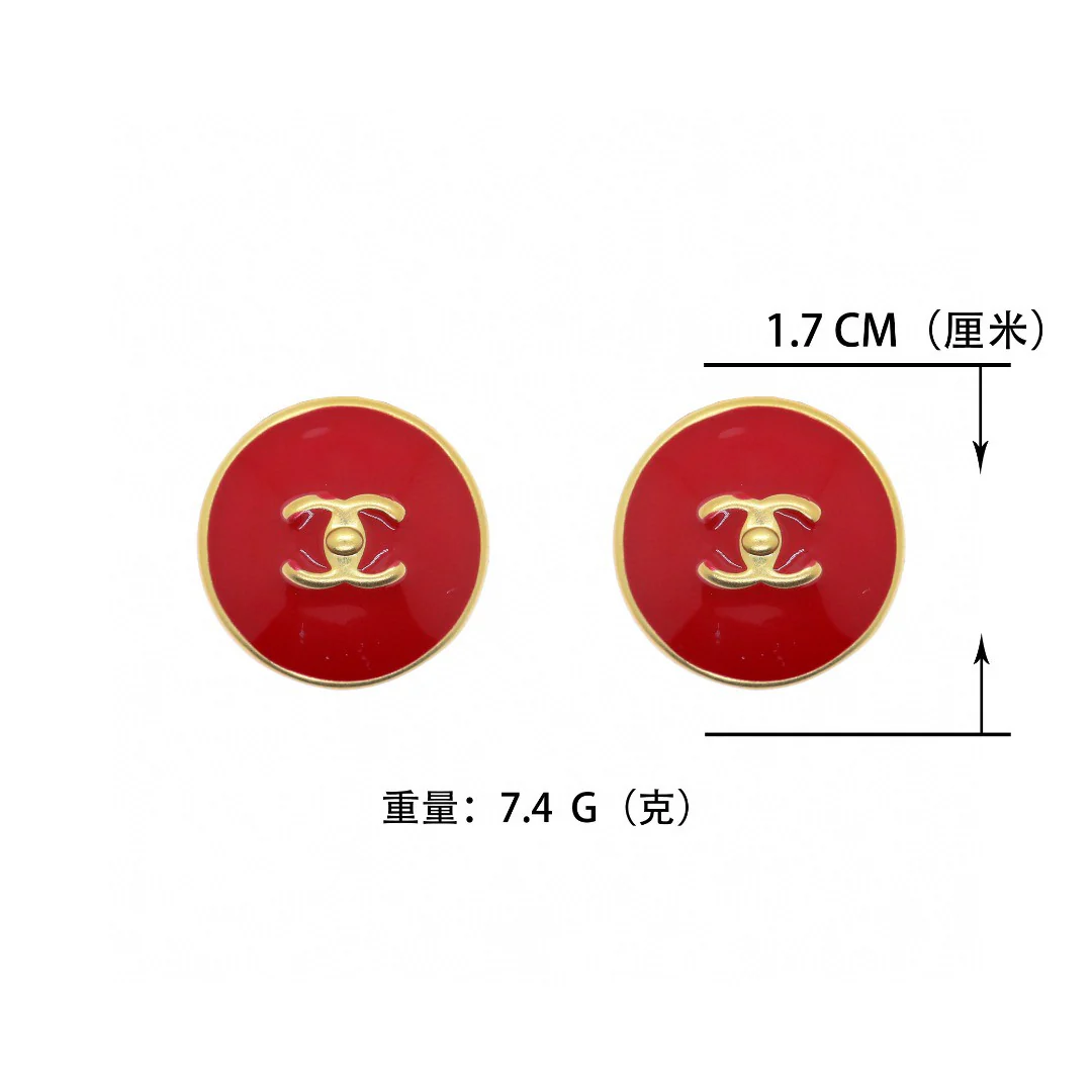 CCE472 High Quality Vintage CC earring - ccjewelryacc