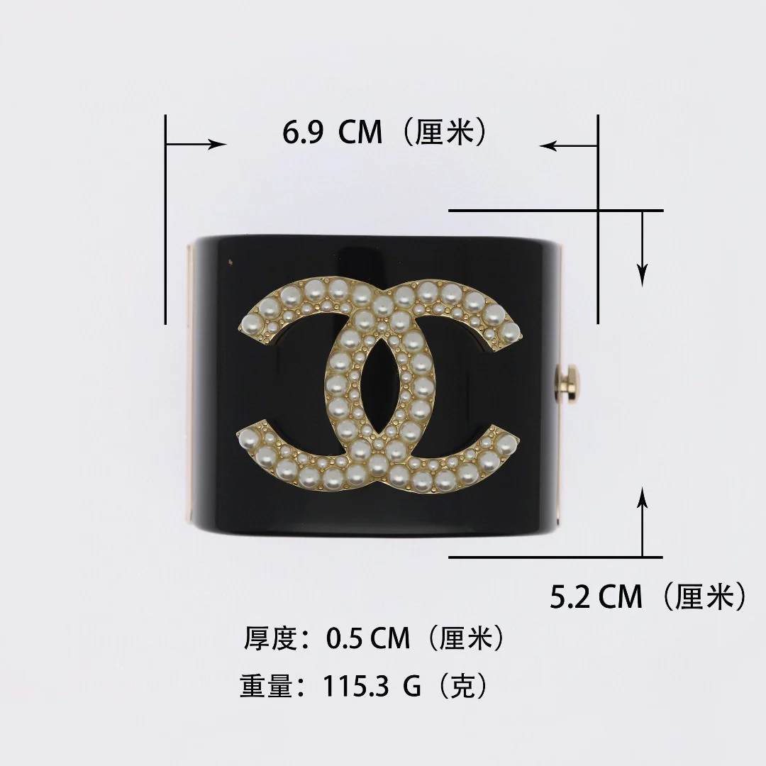 CCS068 CC acrylic cuff bracelet - ccjewelryacc