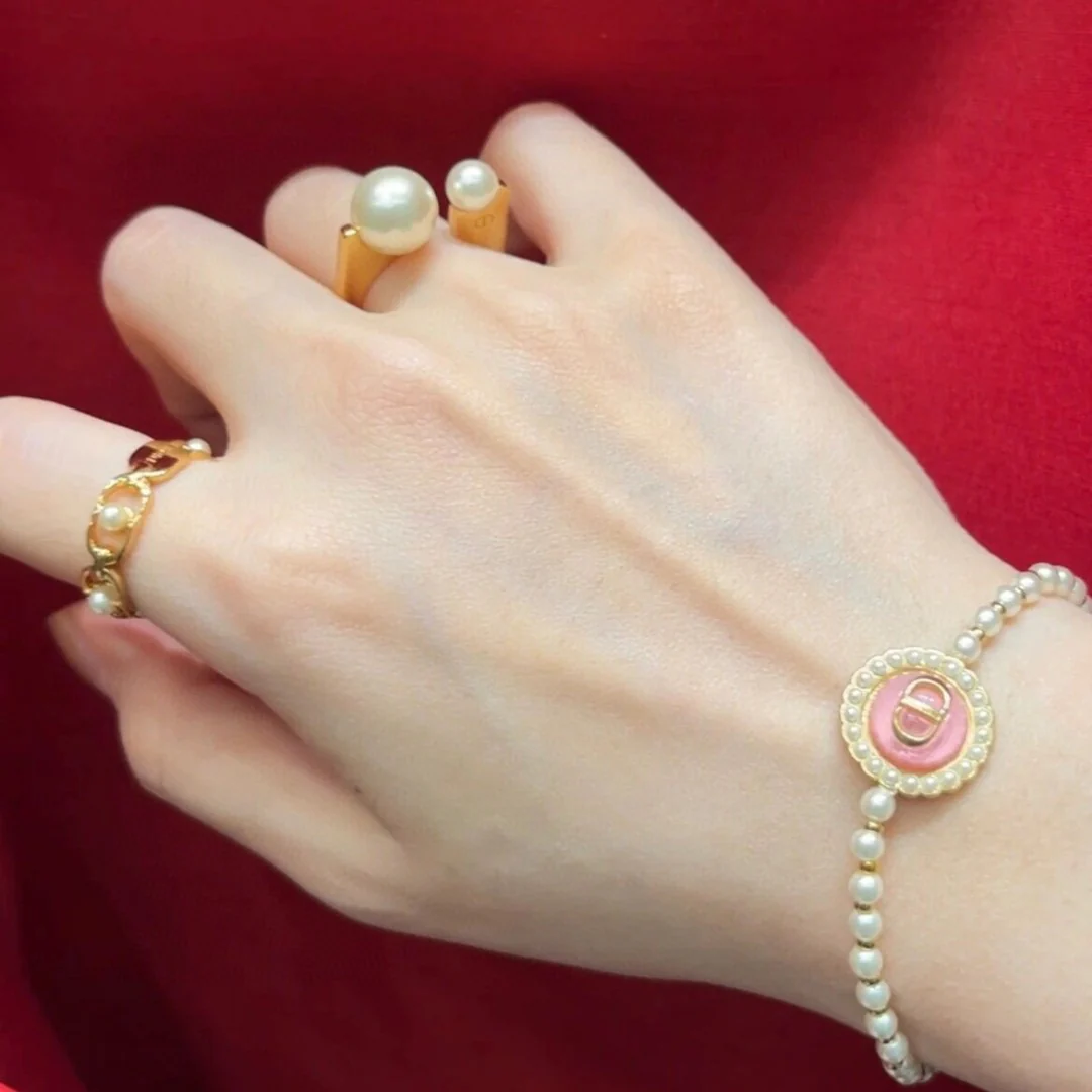 CDS005 Dior Petit CD Baroque Bracelet - ccjewelryacc