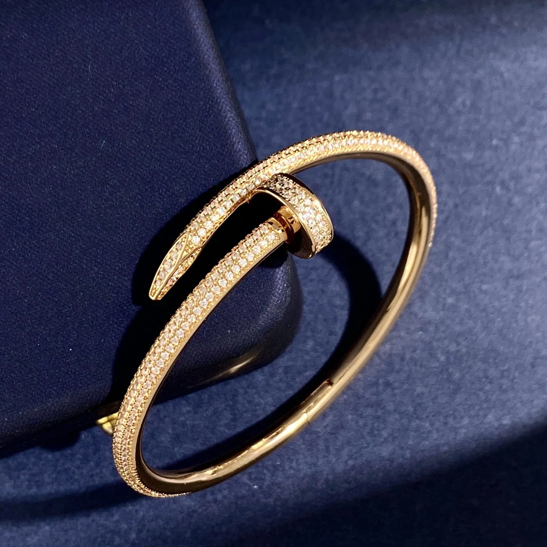 KB8001C High Version High Quality Nail Bangle Bracelet for Women men - ccjewelryacc