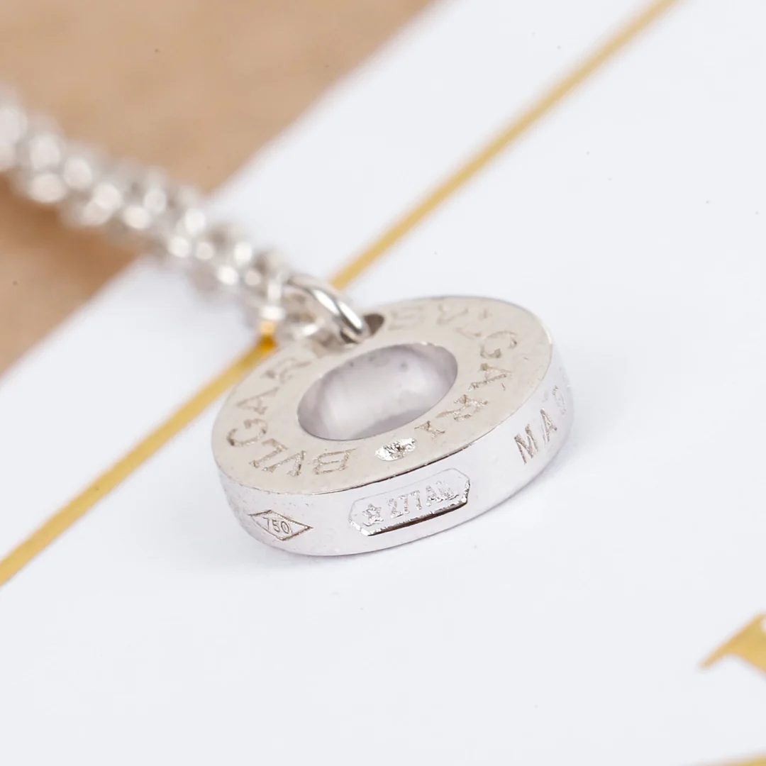 BGNS006 S925 Sterling Silver and diamond B.zero1 necklace - ccjewelryacc