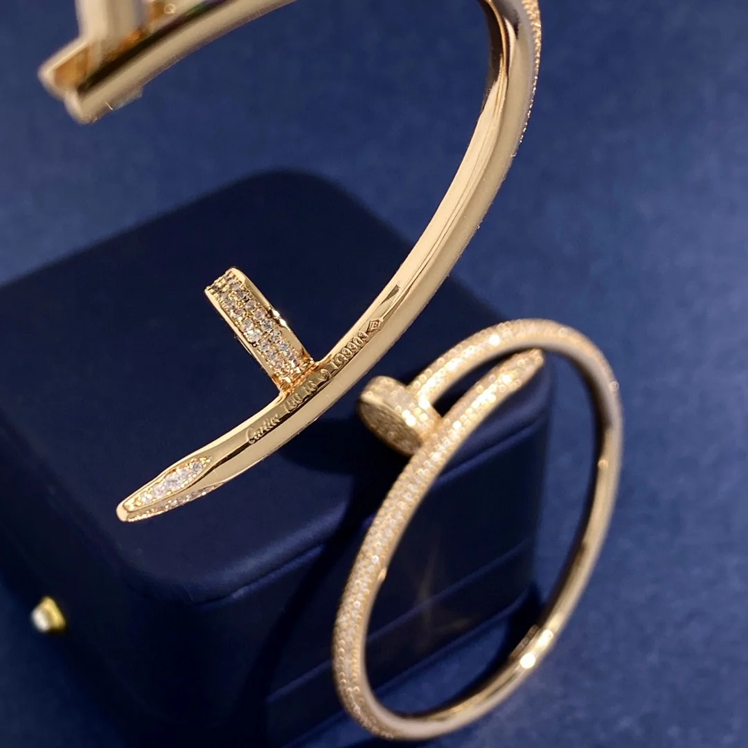 KB8001C High Version High Quality Nail Bangle Bracelet for Women men - ccjewelryacc