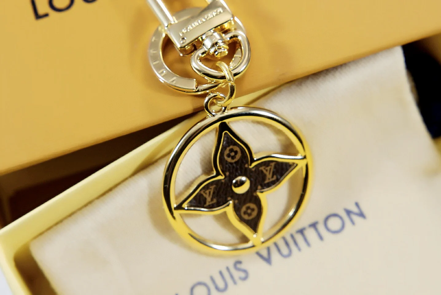 LVK084 Luxury designer Chromatic Keychain M01207 - ccjewelryacc