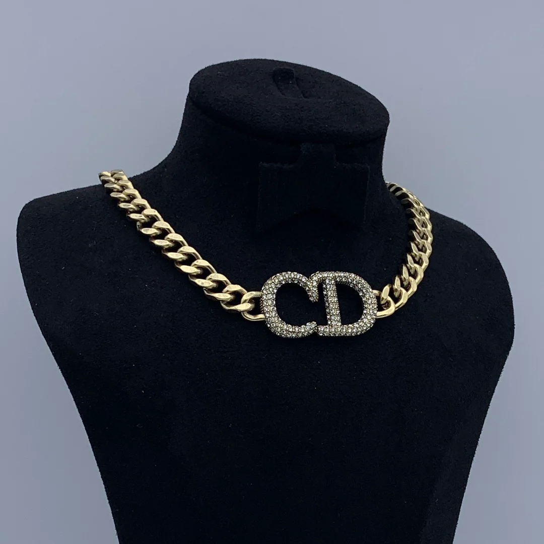 CDN225 CD Choker Necklace - ccjewelryacc