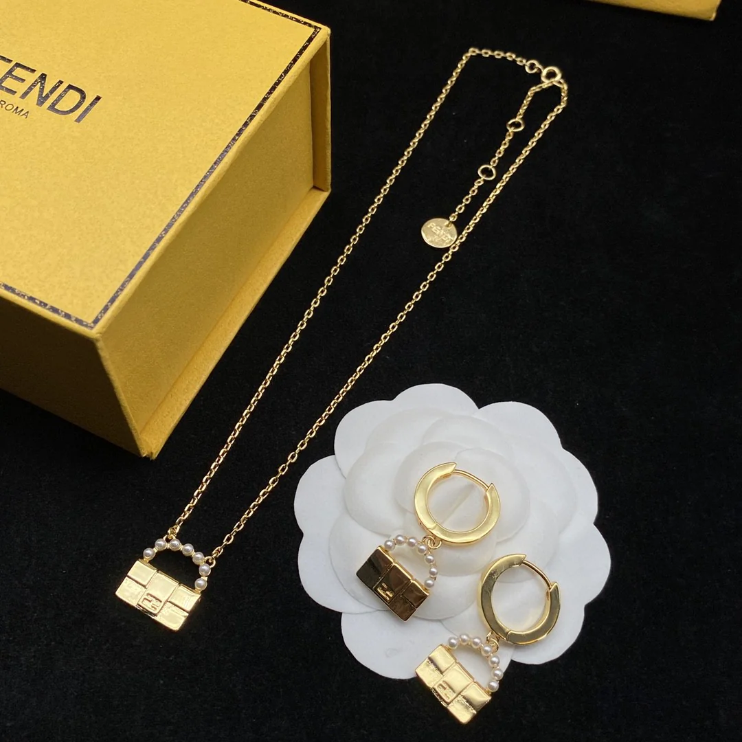 FDN006 FE026 High quality FD Necklace earring - ccjewelryacc