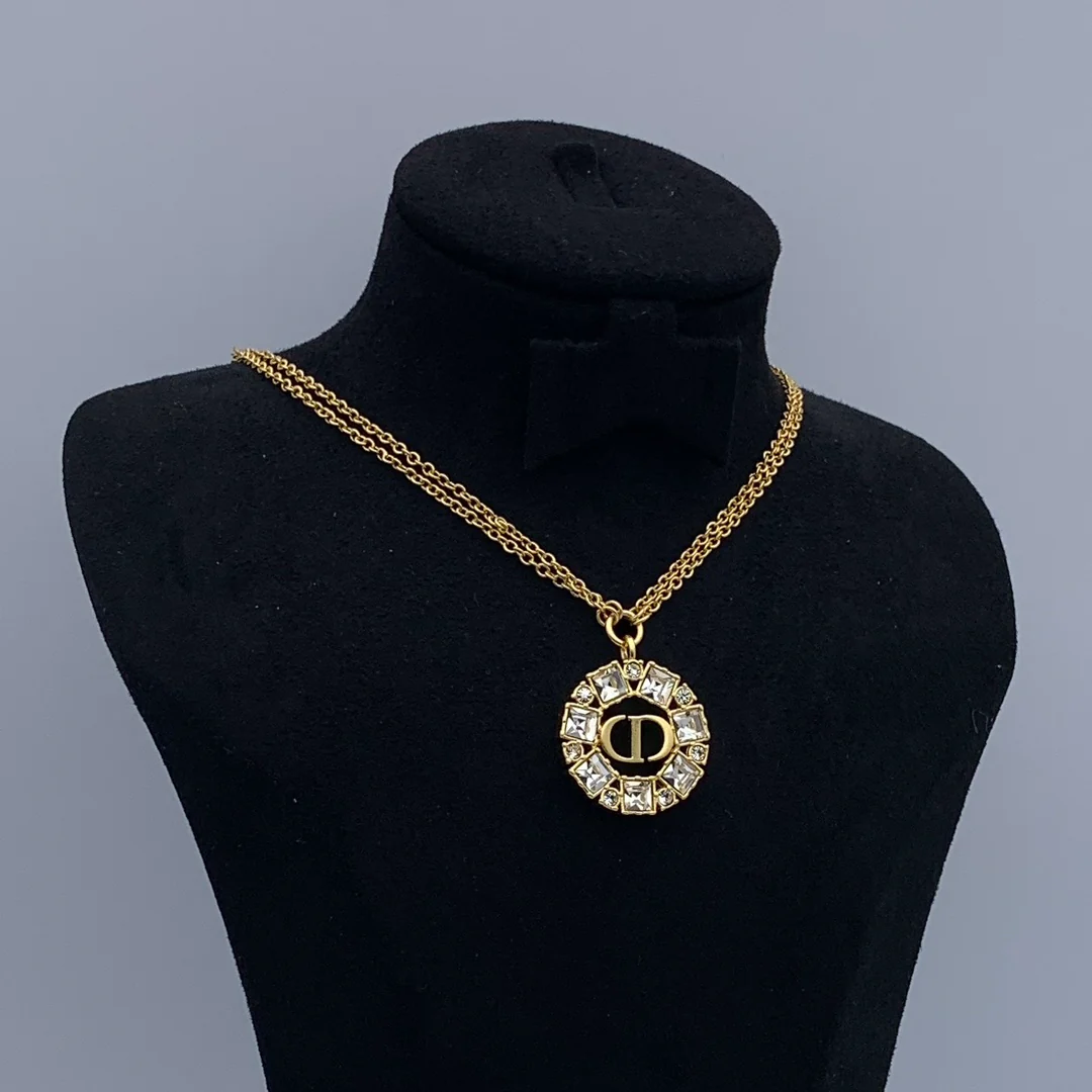 CDN273 High quality Luxury Designer CD Women Pendant Necklace - ccjewelryacc