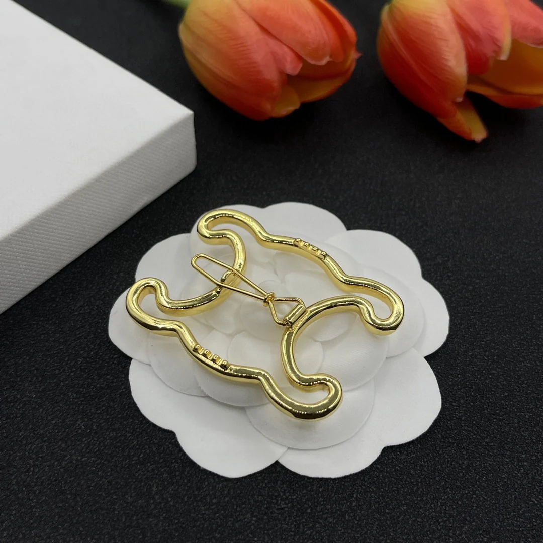 CLH002 High quality Luxury brand designer Hair clip - ccjewelryacc
