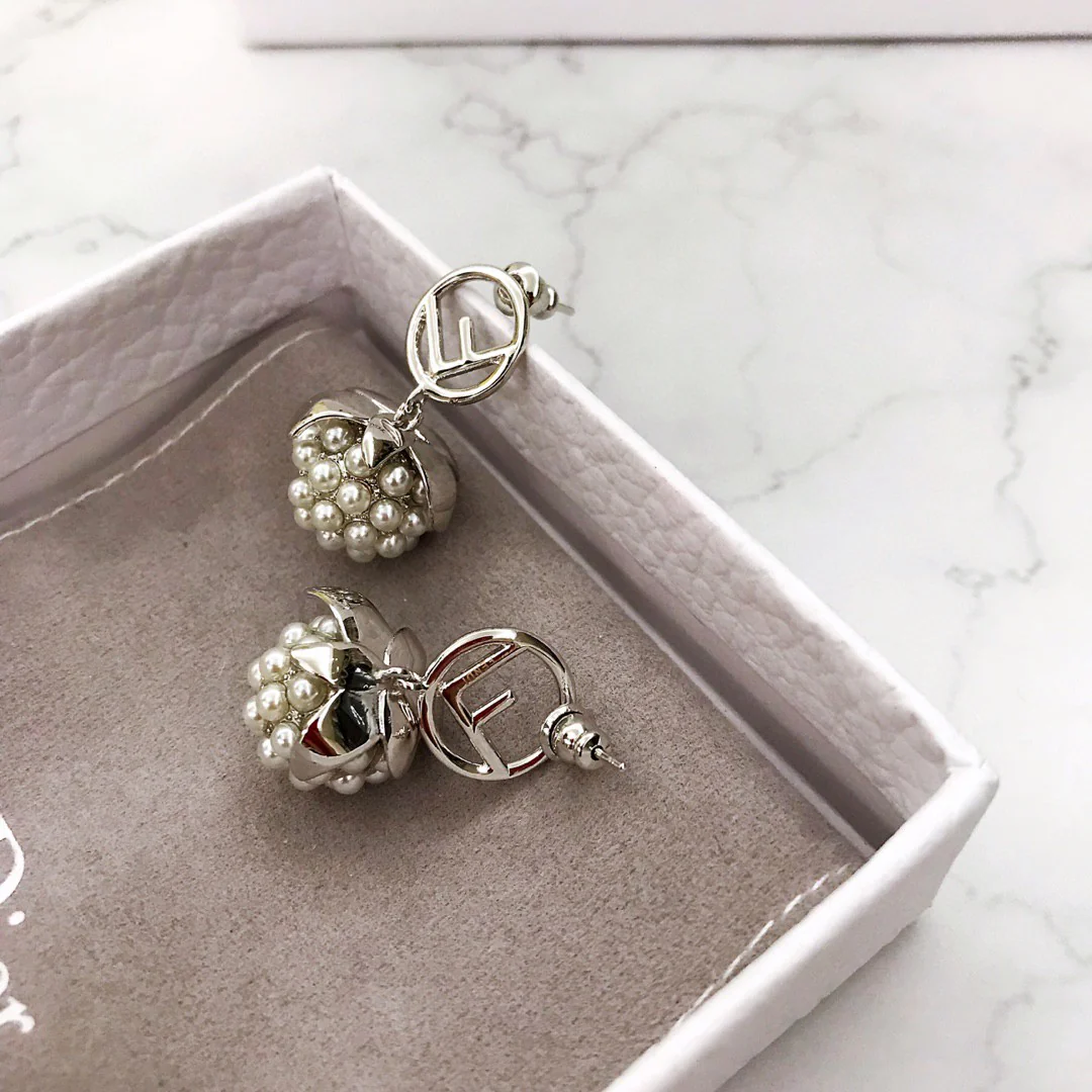 FDE019 Fendi dupe earrings - ccjewelryacc