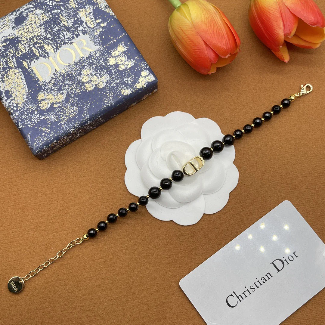 CDS063 CD black pearl Bracelet - ccjewelryacc