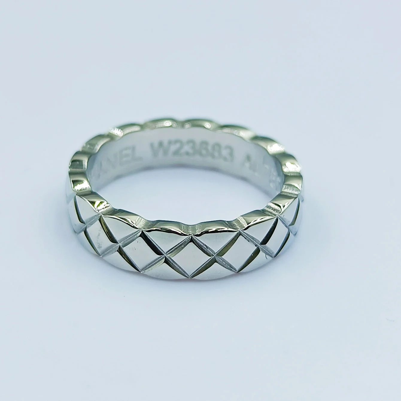 CCR8002A 3.5mm crush ring S925 Silver 18K Gold plating cc ring - ccjewelryacc