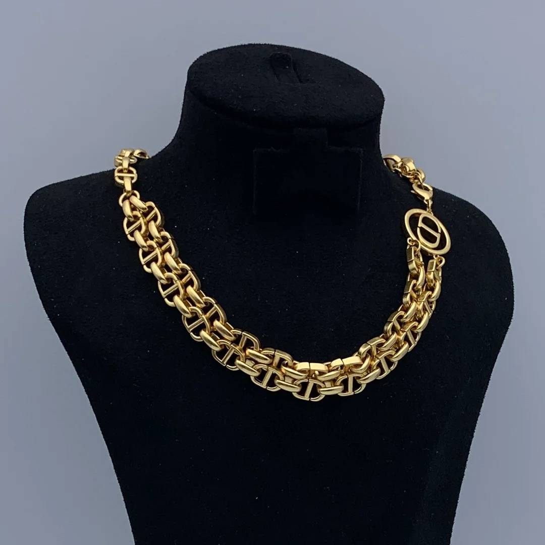 CDN294 High quality Luxury Designer CD Choker Necklace For Women - ccjewelryacc