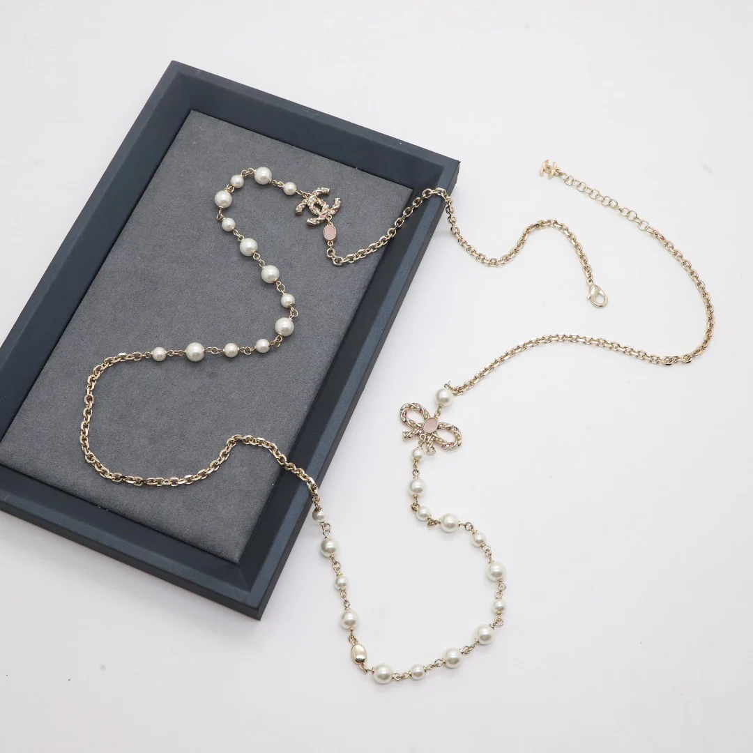 CCL004 CC long chain Necklace sweater chain - ccjewelryacc